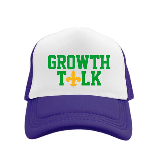 Mardi Gras GT Trucker Hat - Purple